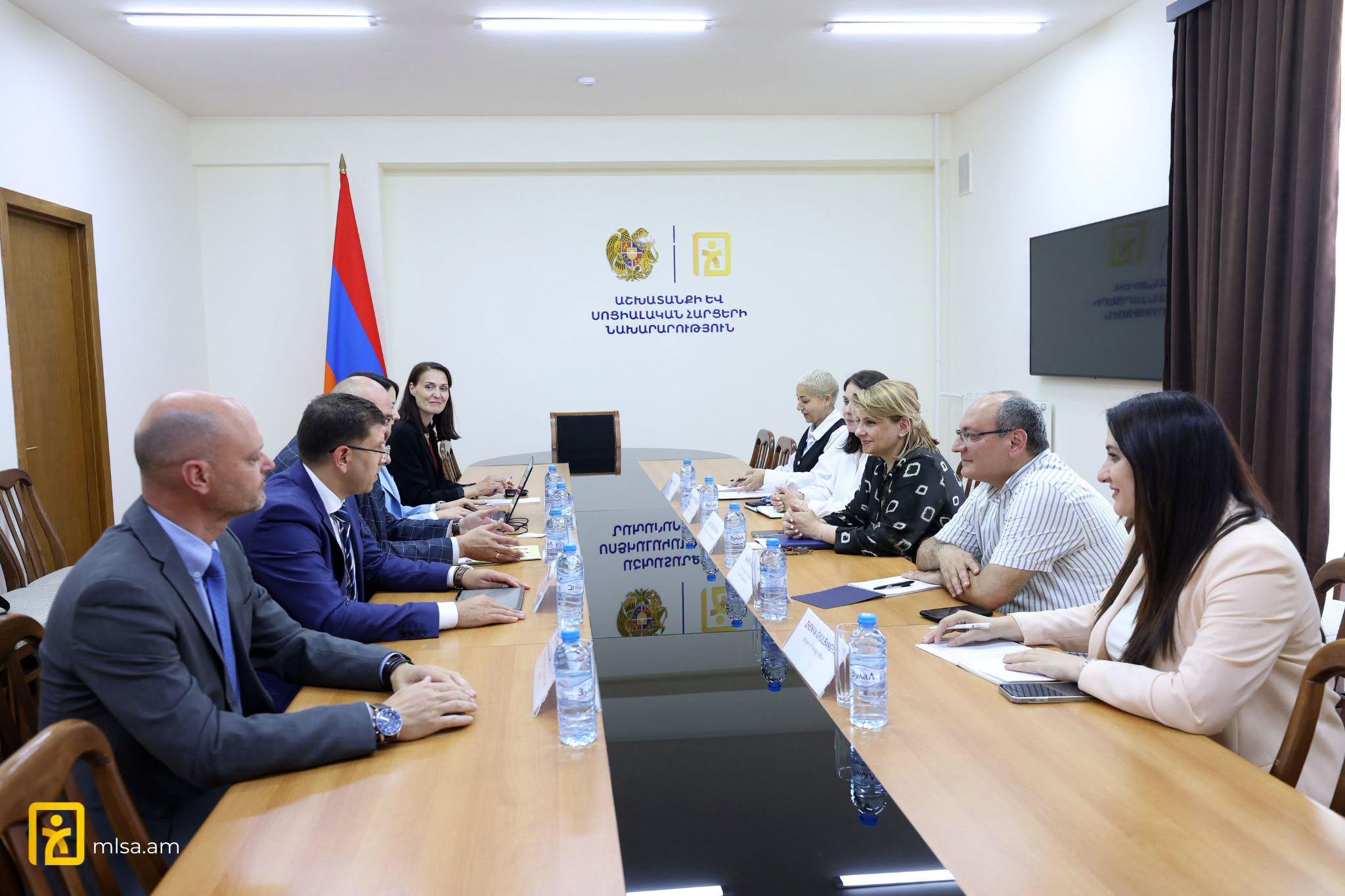 Նախարարի տեղակալ Լուսինե Քոչարյանն ընդունել է Բուլղարիայի դեսպան Նիկոլա Նիկոլովին