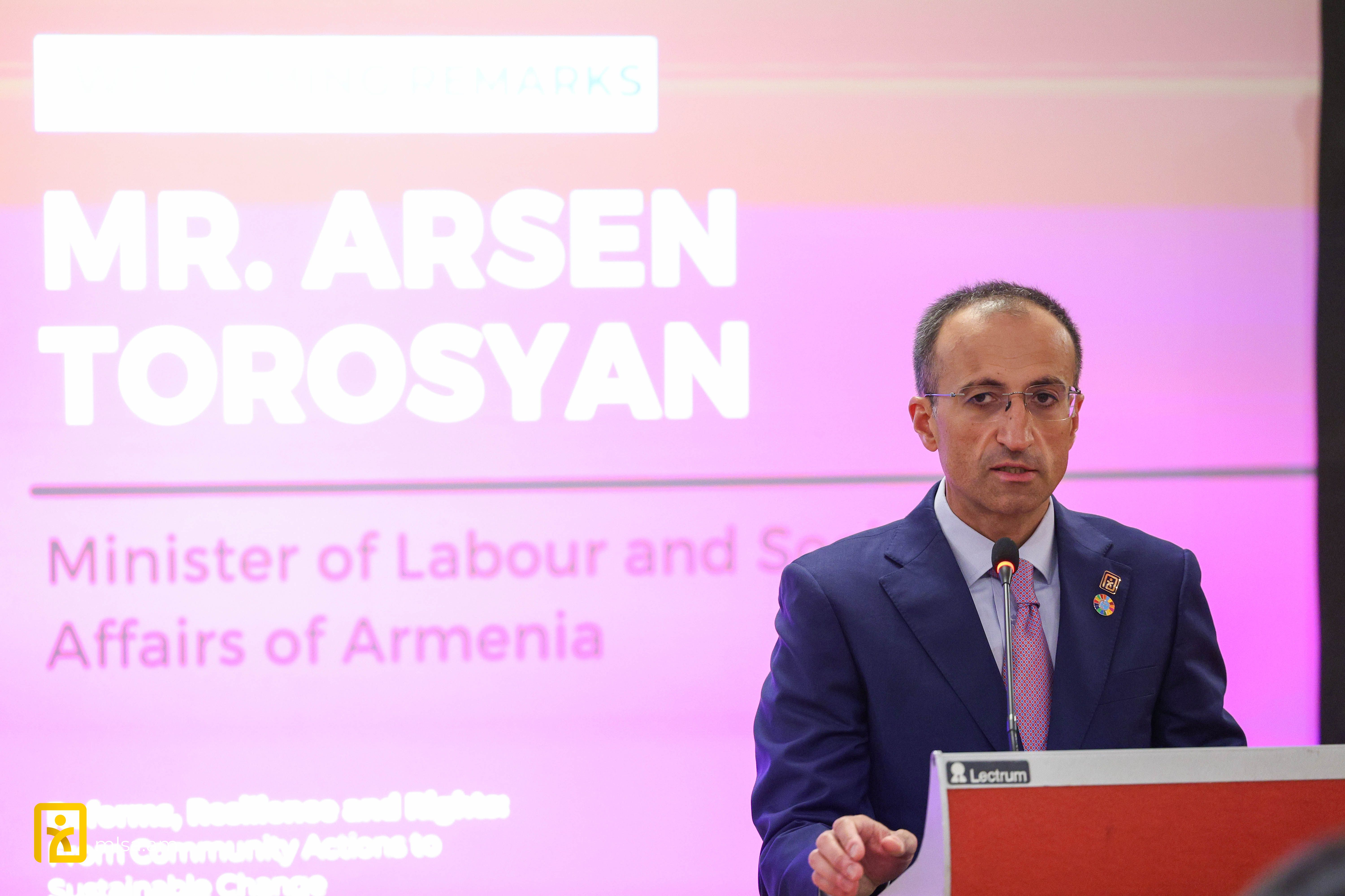 Նախարար Արսեն Թորոսյանը մասնակցել է «Lead4Peace» ծրագրի մեկնարկի պաշտոնական միջոցառմանը